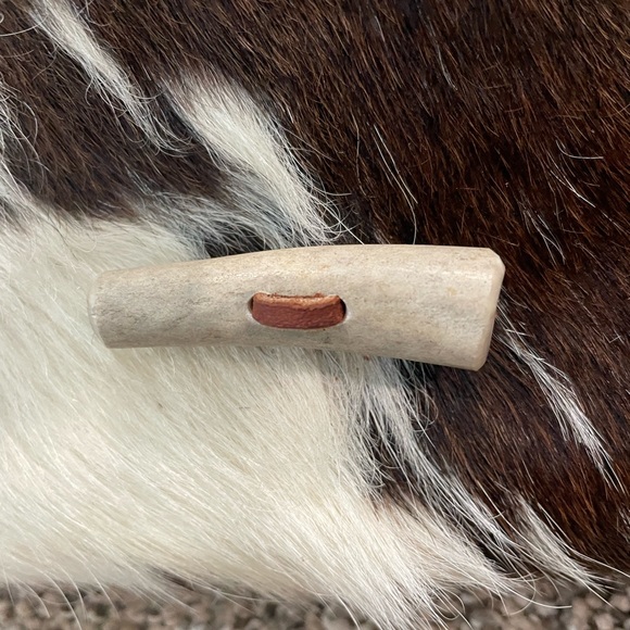 Custom Handmade Cowhide Fringe Purse - Picture 4 of 14